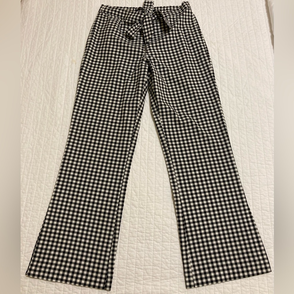 Zara checkered/gingham pants